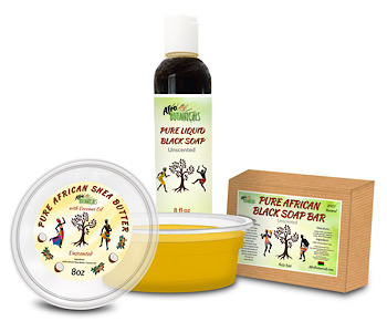 Afro Botanicals Pure N’ Natural Set